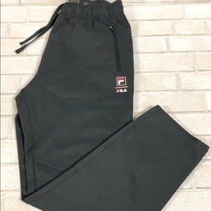 fila men's sweatpants with drawstring waist